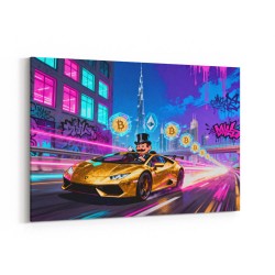 Crypto Velocity Wall Art