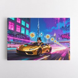 Crypto Velocity Wall Art