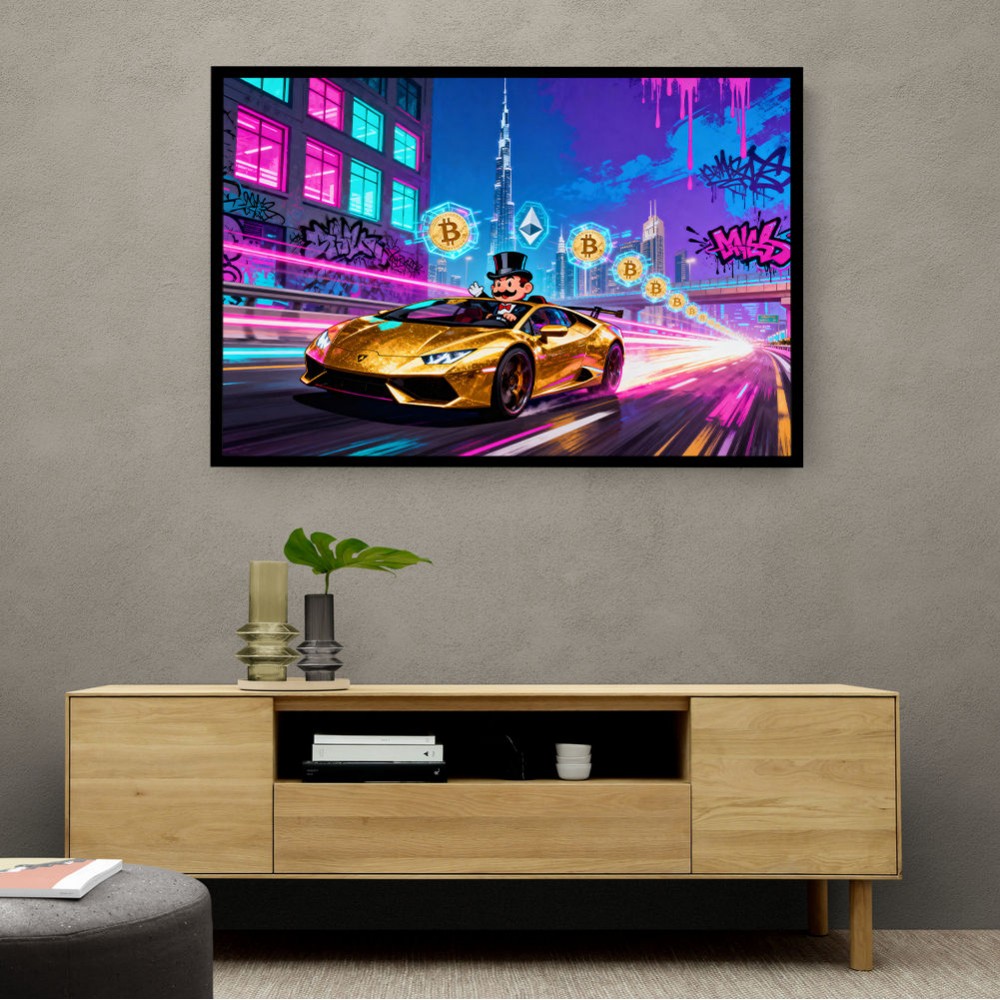 Crypto Velocity Wall Art