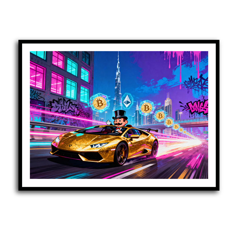Crypto Velocity Wall Art
