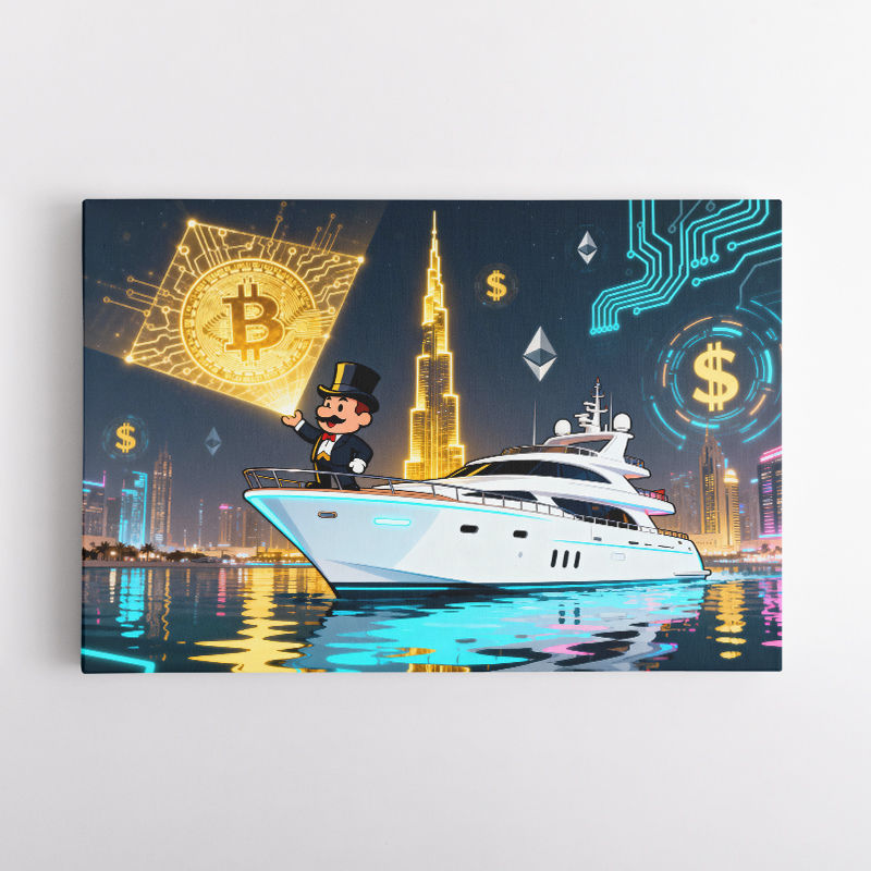 Crypto Voyage  Wall Art