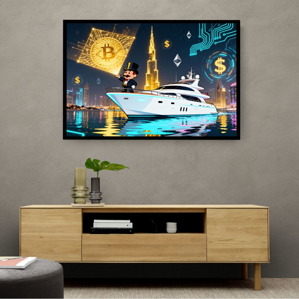 Crypto Voyage  Wall Art