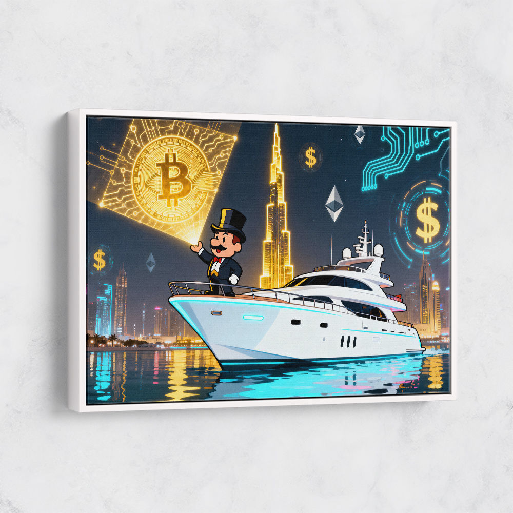 Crypto Voyage  Wall Art