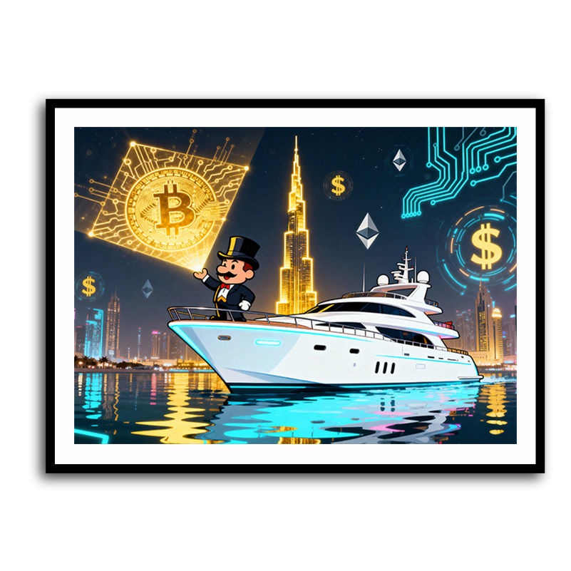 Crypto Voyage  Wall Art