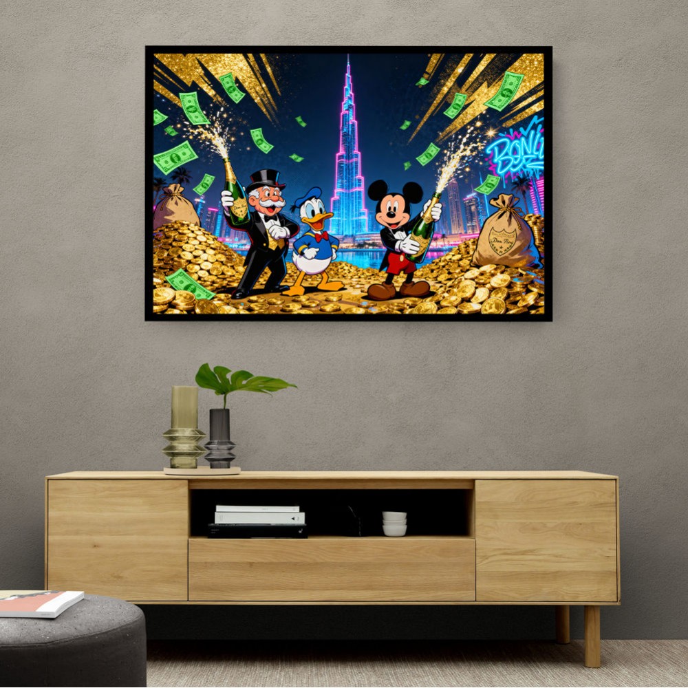 Fortune Fireworks Wall Art