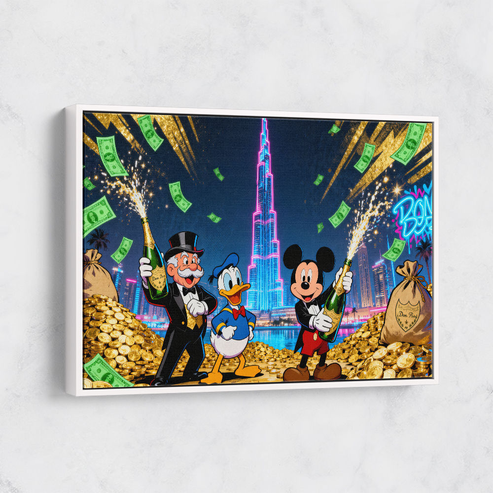 Fortune Fireworks Wall Art