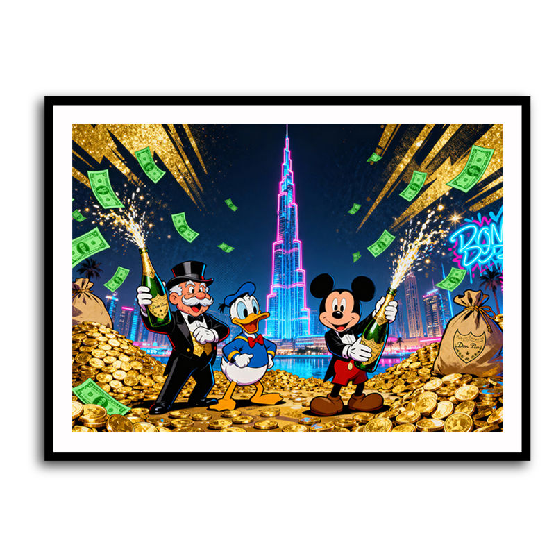 Fortune Fireworks Wall Art