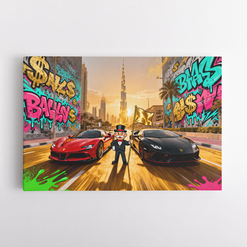 Gold Rush Boulevard Wall Art