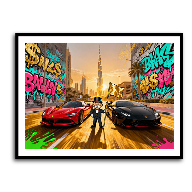 Gold Rush Boulevard Wall Art