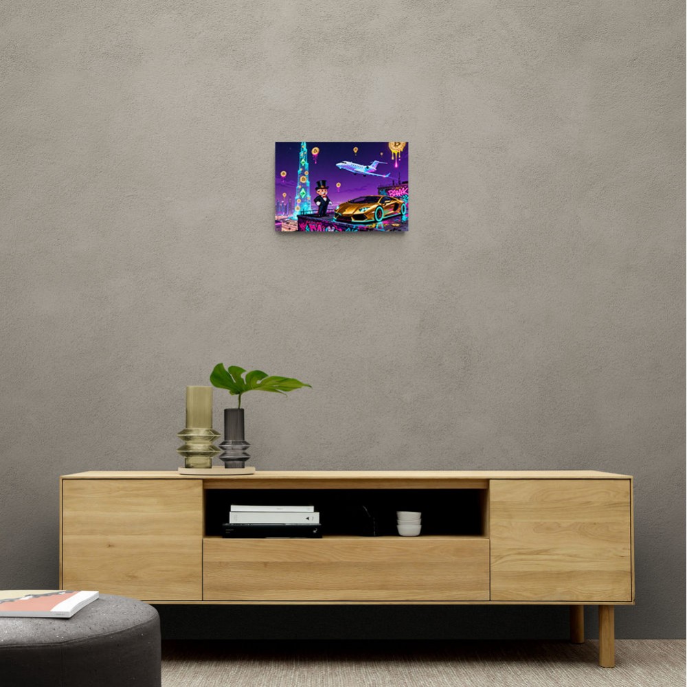 Jetset Blockchain Wall Art