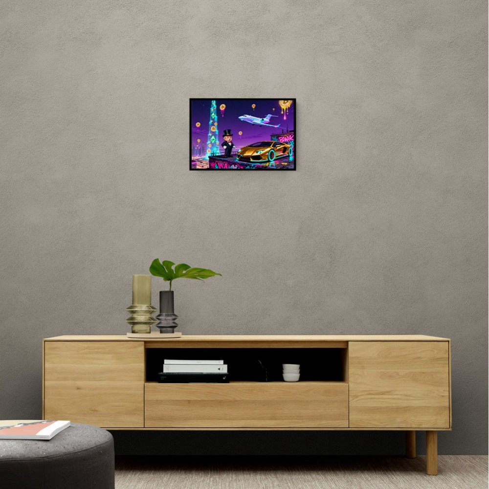 Jetset Blockchain Wall Art