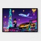 Jetset Blockchain Wall Art