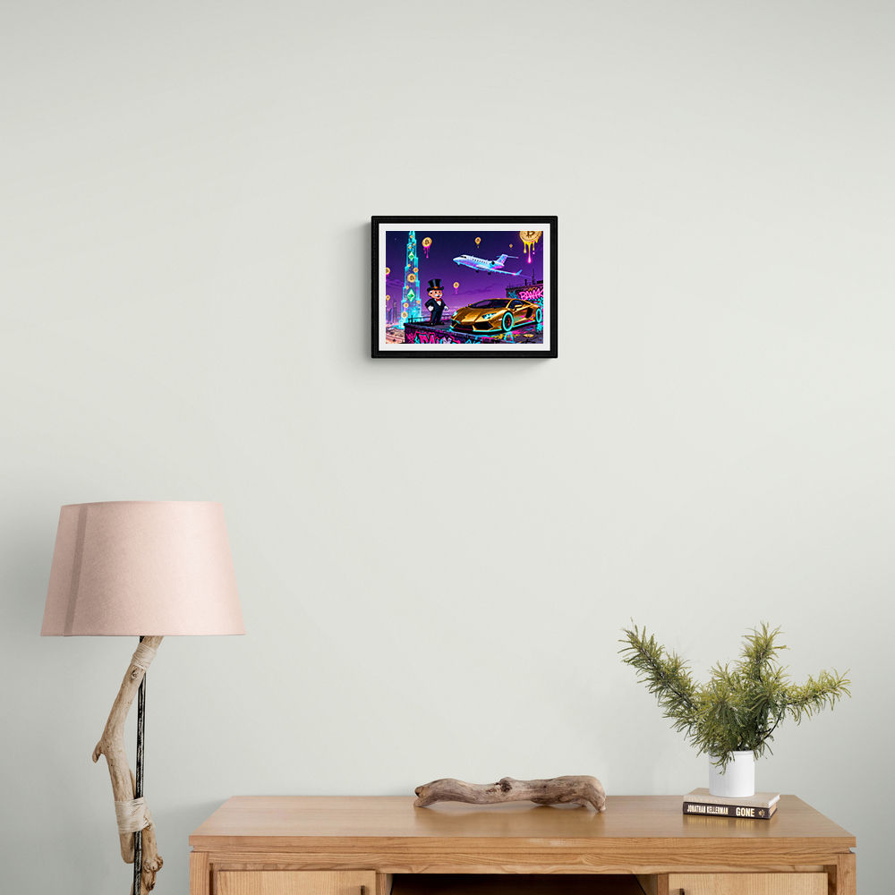 Jetset Blockchain Wall Art
