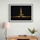 Me M Golden Burj Wall Art