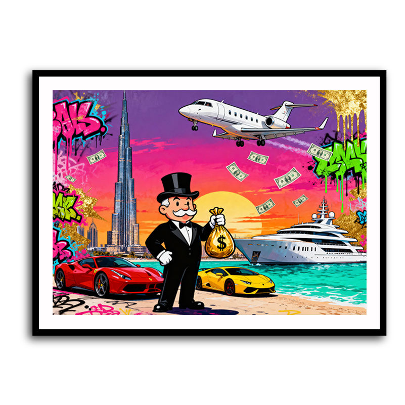 Monopoly in Paradise Wall Art