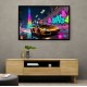 Neon Velocity Wall Art