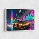 Neon Velocity Wall Art