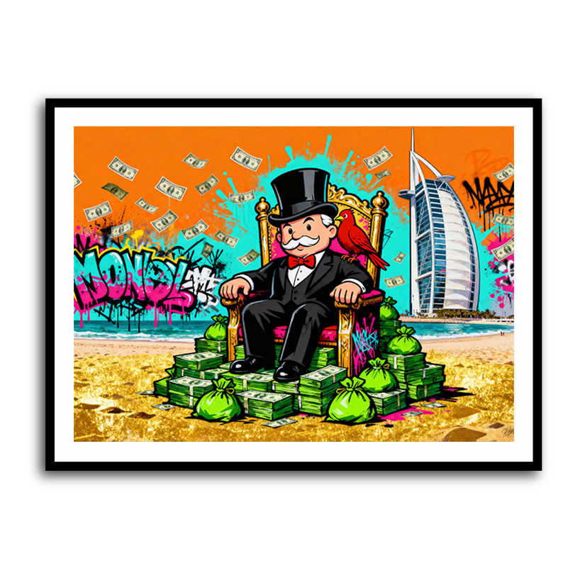The Sultan of Stacks Wall Art