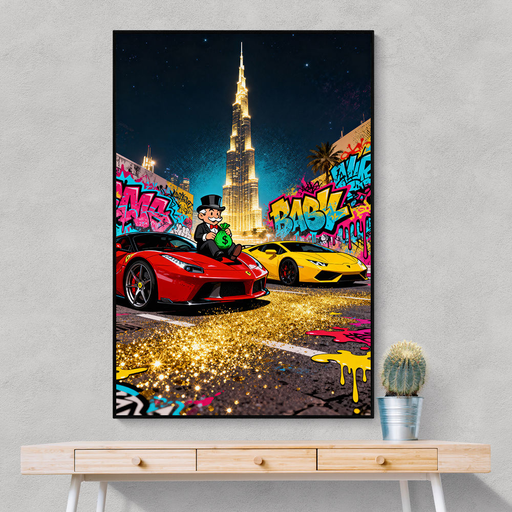 Golden Streets of Dubai