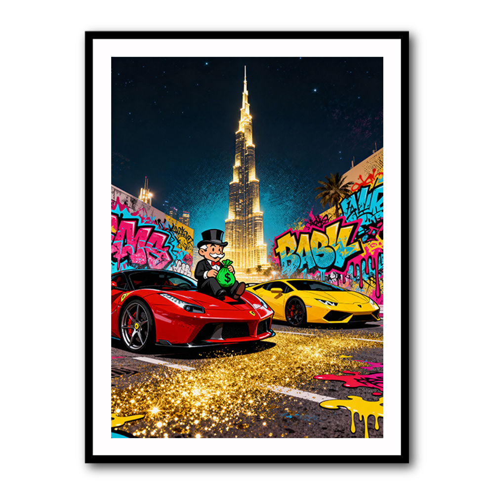 Golden Streets of Dubai