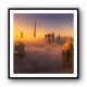 Dubai Foggy Sunrise in the City