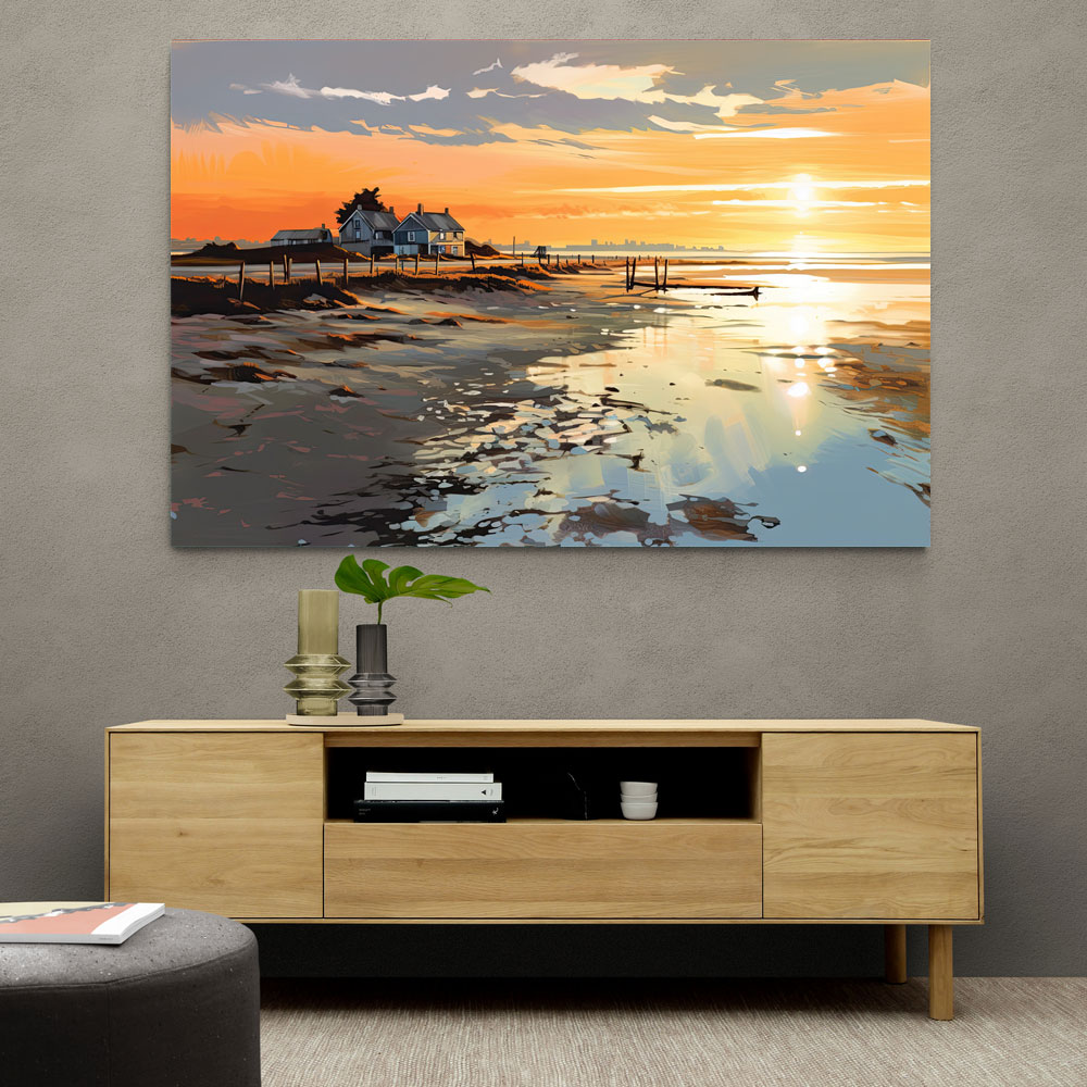 West Wittering Beach Acrylic Style Wall Art