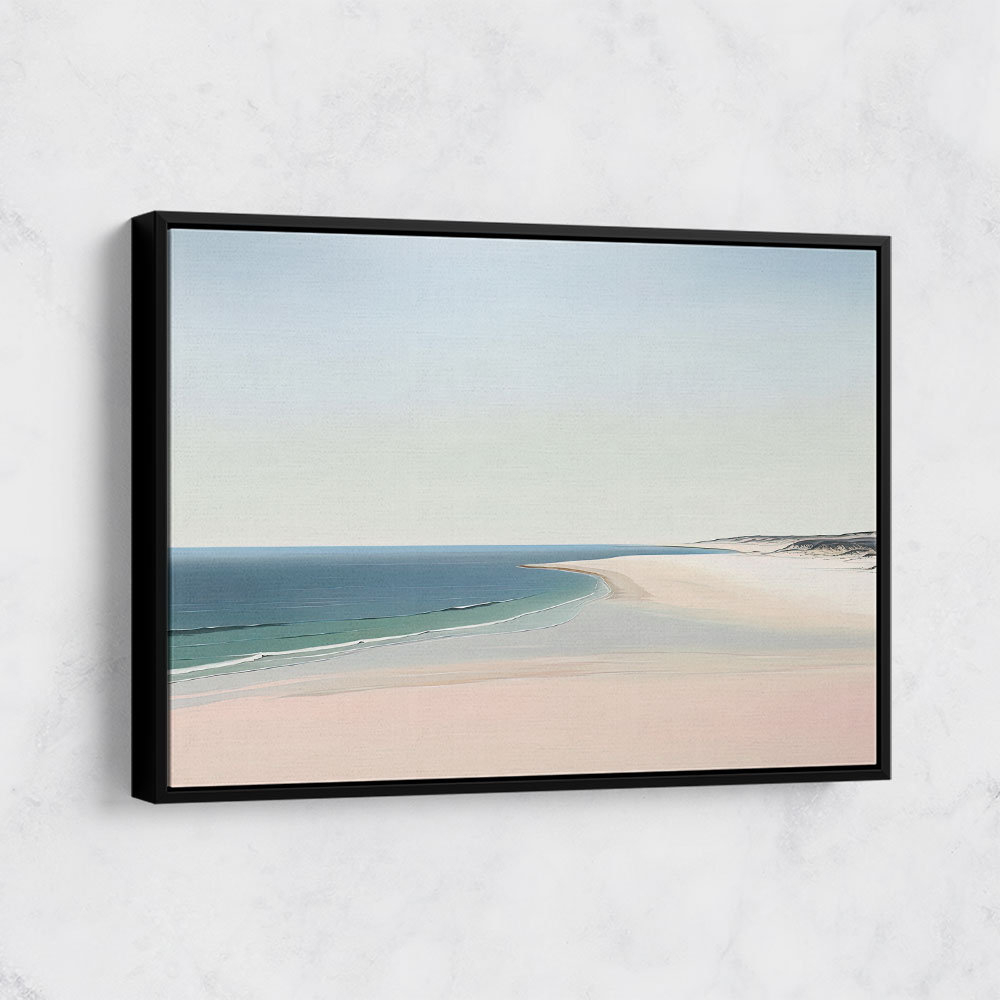 Big Beach Landscape In Saville Style