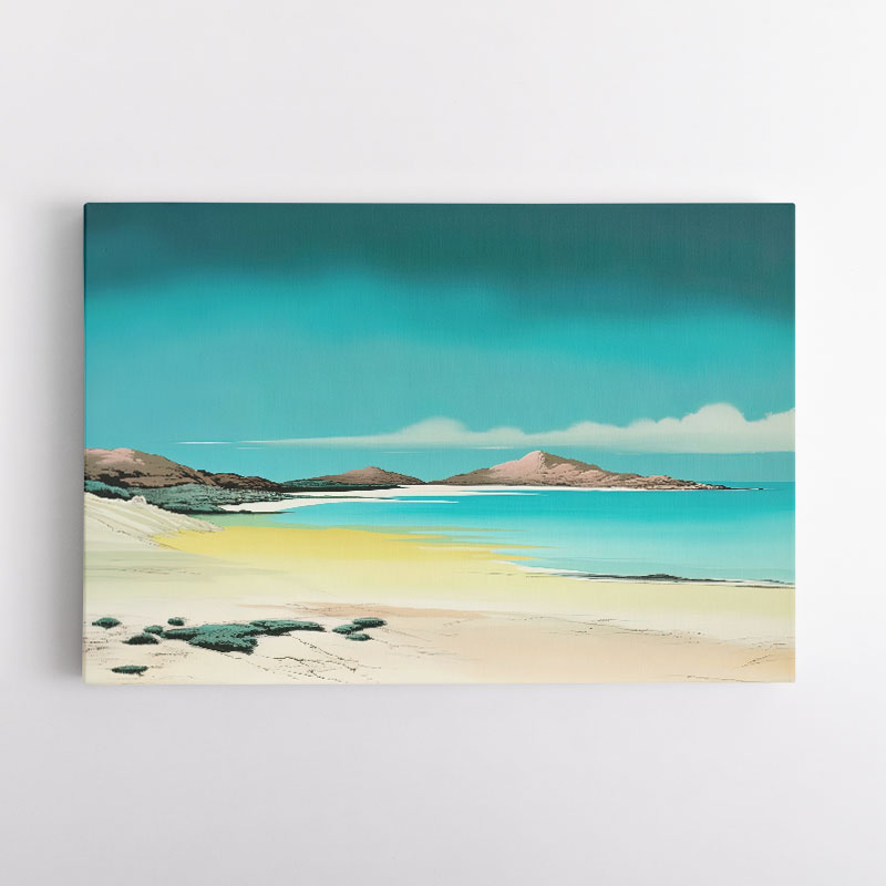 The Coast Landscape In Saville Style