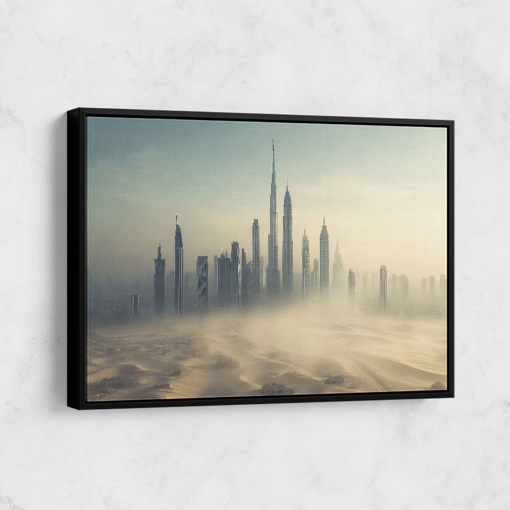 Dubai Surreal City Views Wall Art