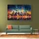 Dubai City Lights Skyline Wall Art
