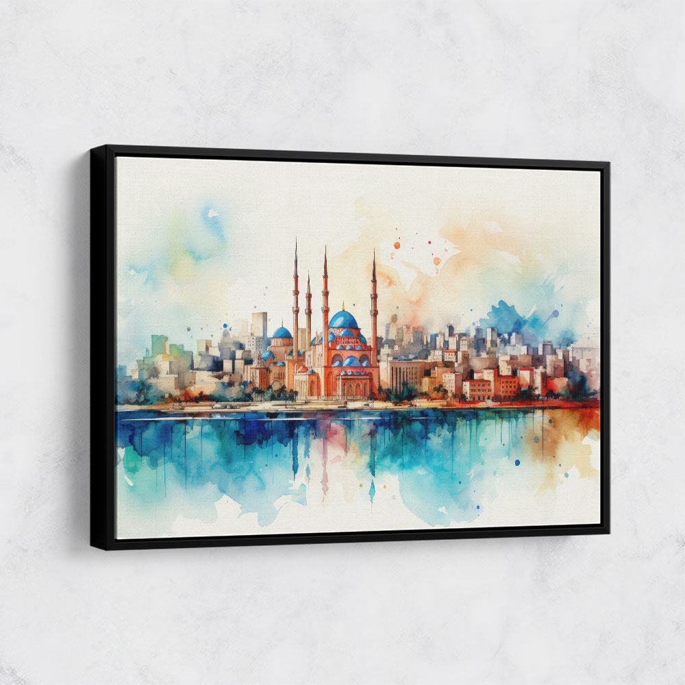 Beirut Skyline with Mohammad Al-Amin Mosque