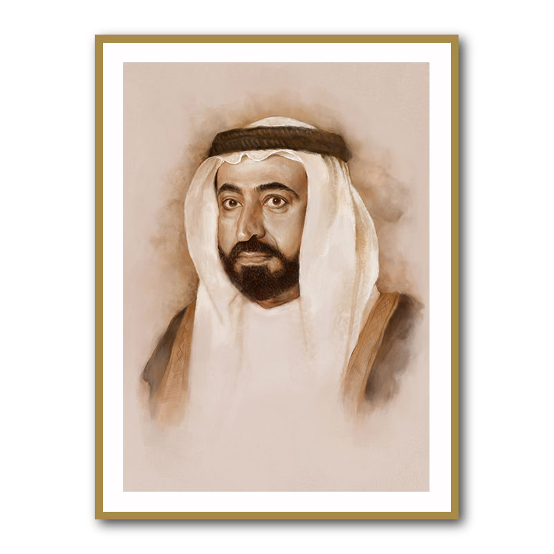 Sheikh Sultan bin Muhammad Al-Qasimi Portrait