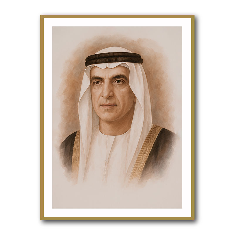 Sheikh Saud bin Saqr Al Qasimi Portrait