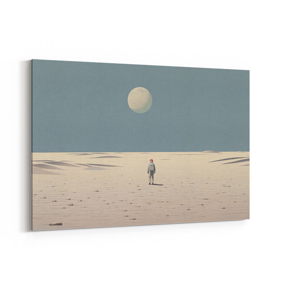 Astronaut Walking On The Moon