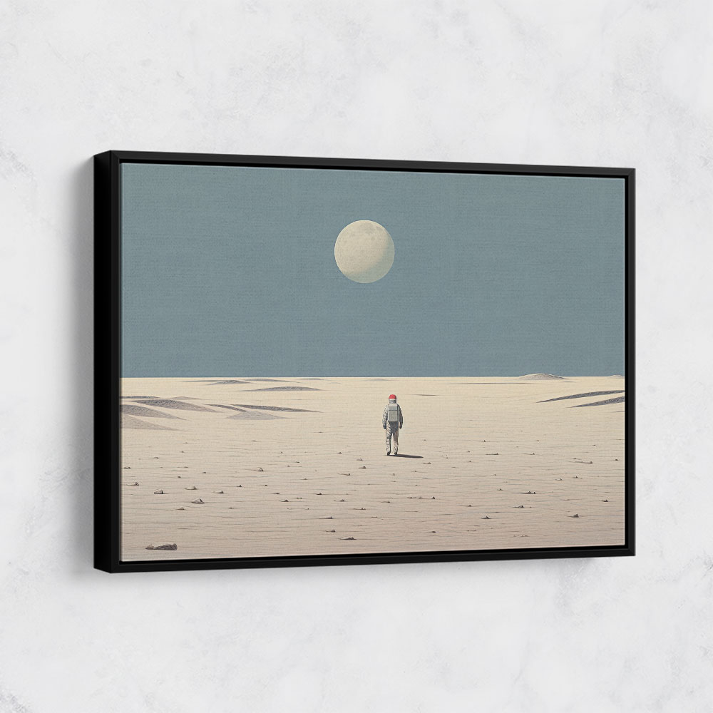 Astronaut Walking On The Moon
