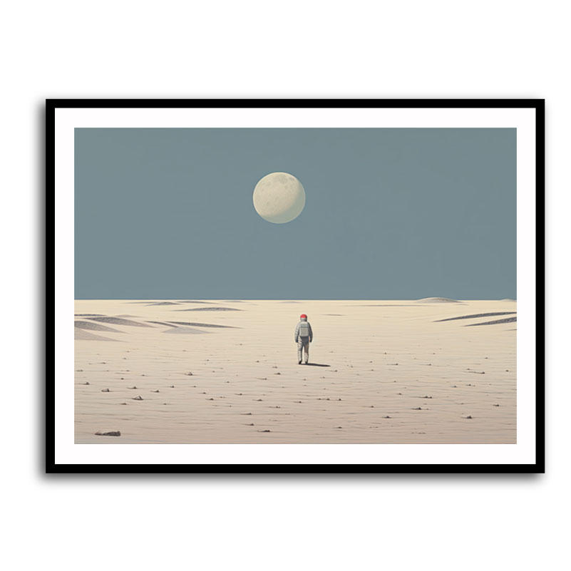 Astronaut Walking On The Moon