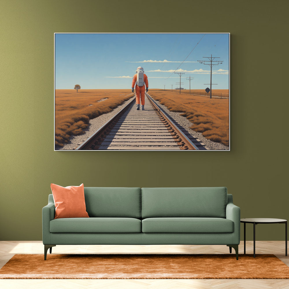 Astronaut On The Tracks
