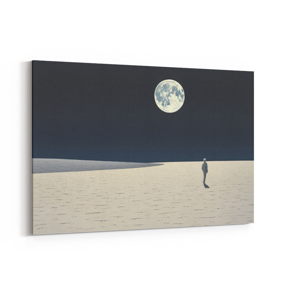 Astronaut Super Moon