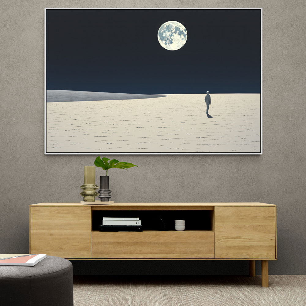 Astronaut Super Moon