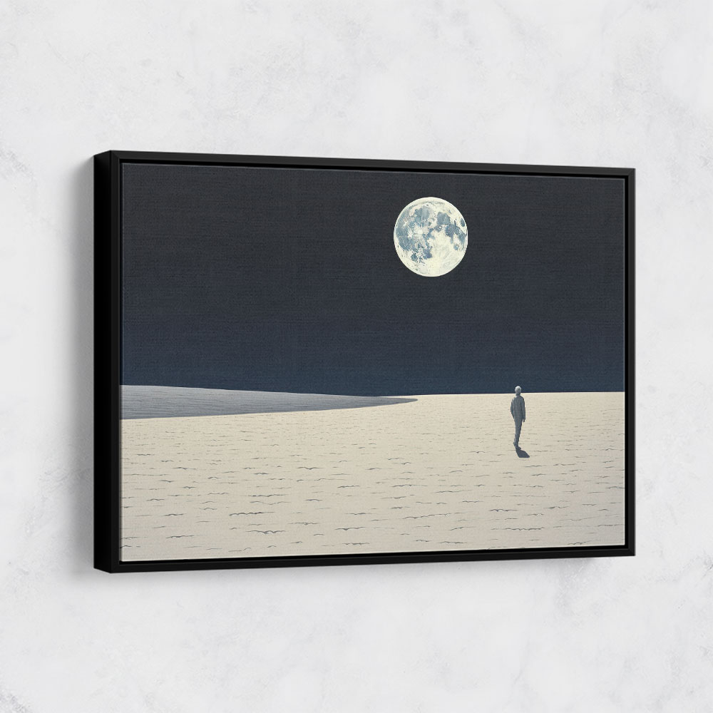 Astronaut Super Moon