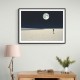 Astronaut Super Moon