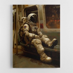 Spaced Out On The Subway