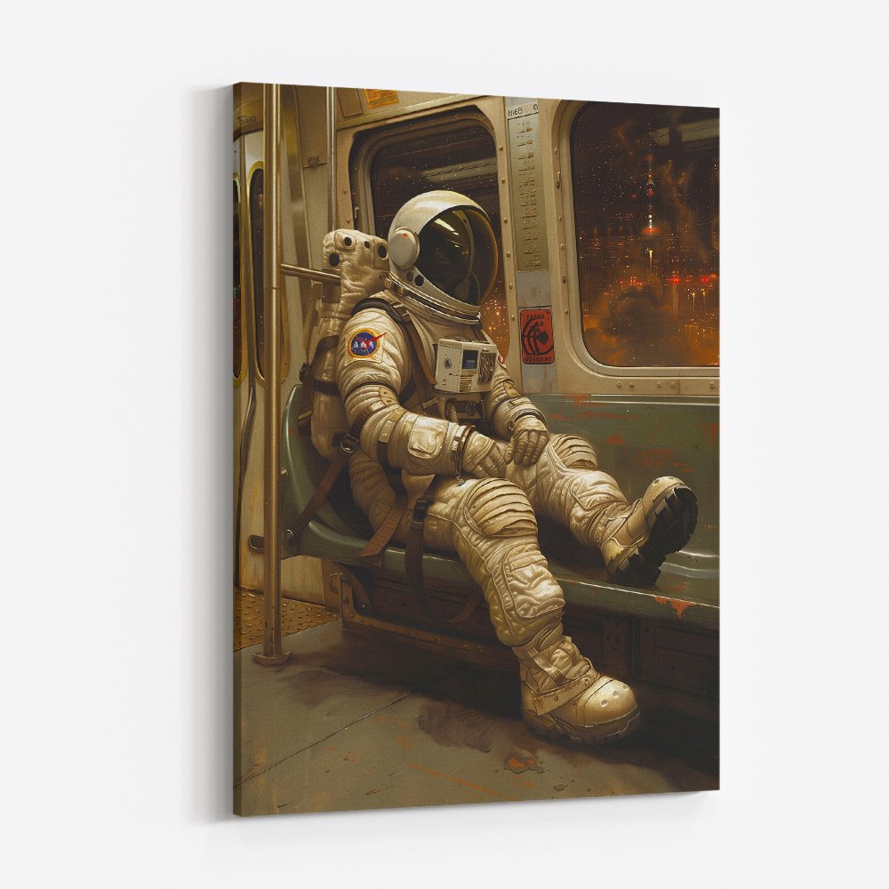 Spaced Out On The Subway
