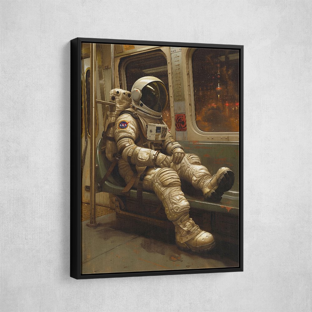 Spaced Out On The Subway