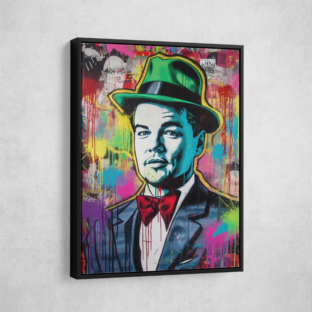 Leonardo DiCaprio Graffiti 1 Wall Art