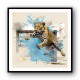 Flying Leopard Wall Art