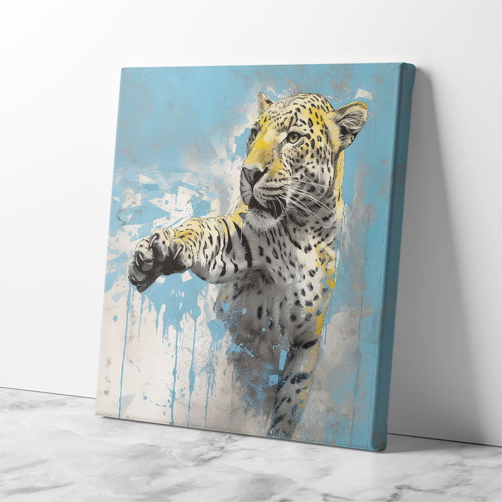 Leopard Mural 2 Street Art