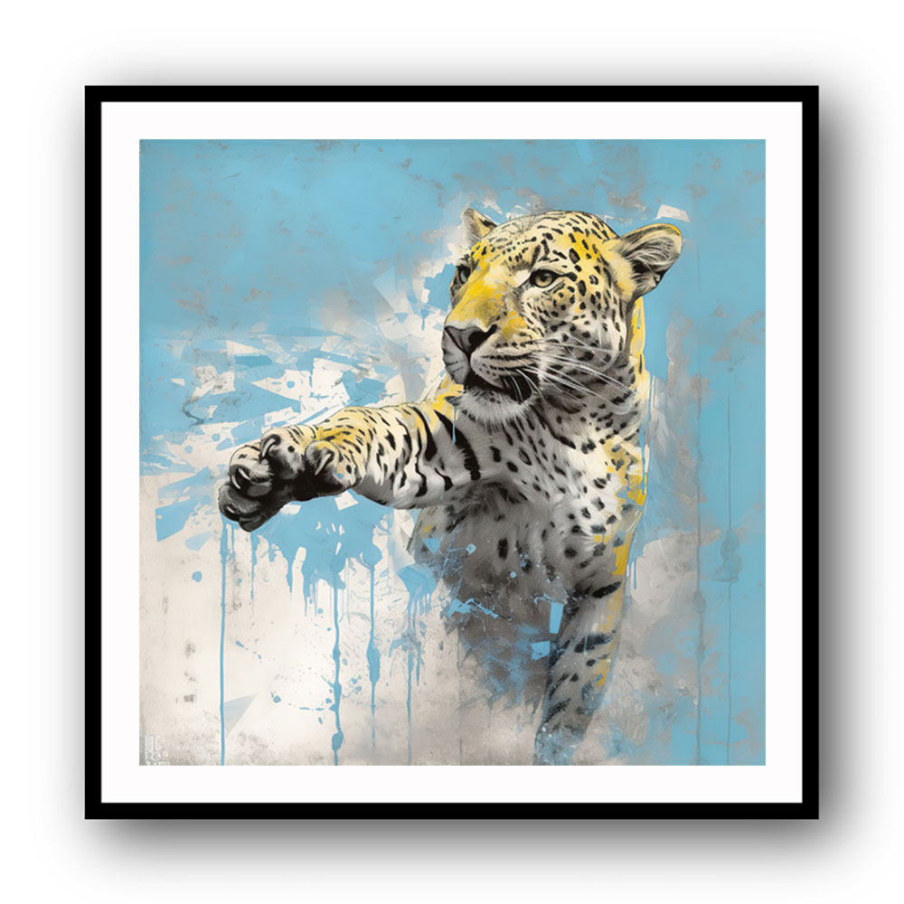 Leopard Mural 2 Street Art