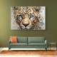 Blue Eyed Leopard Wall Art