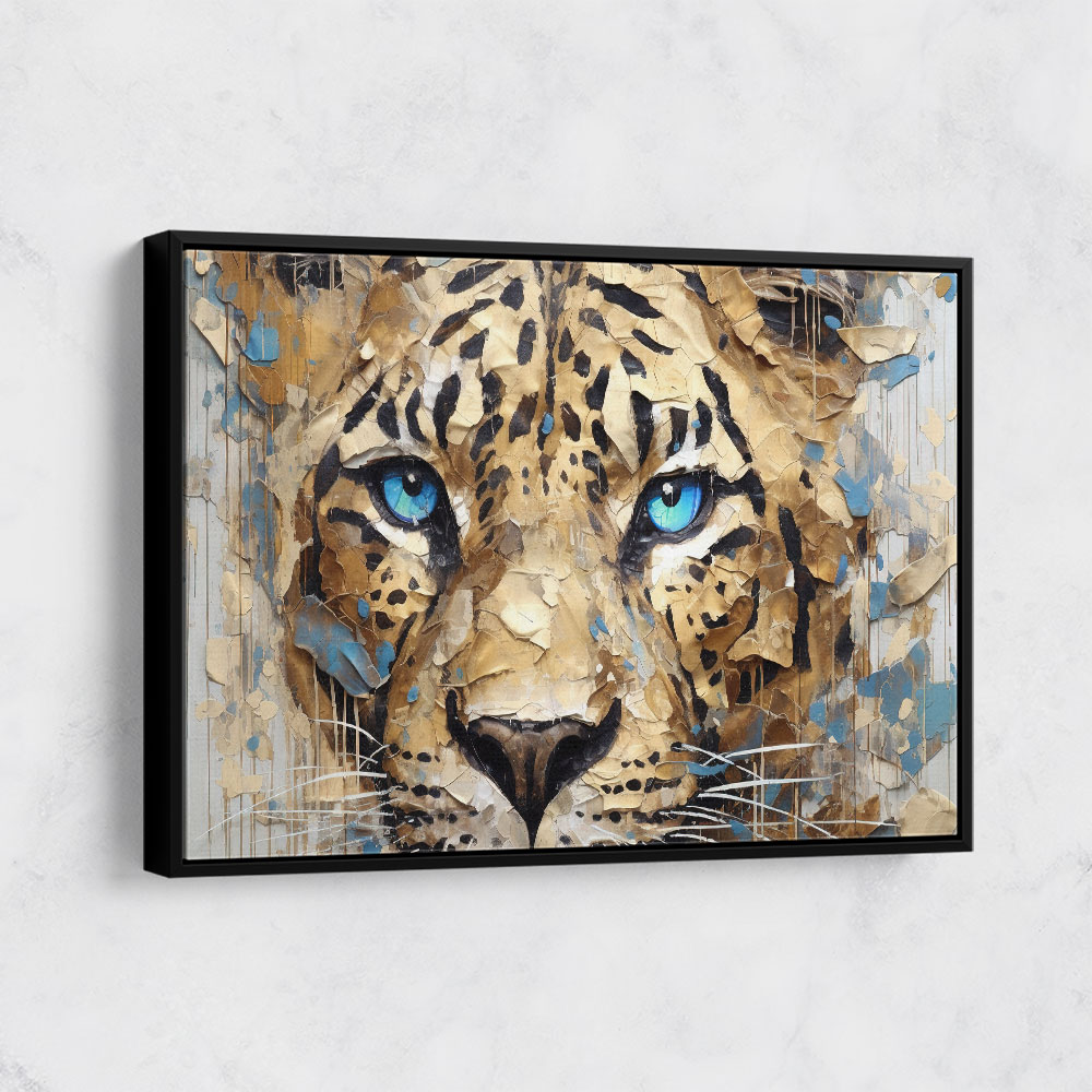Blue Eyed Leopard Wall Art